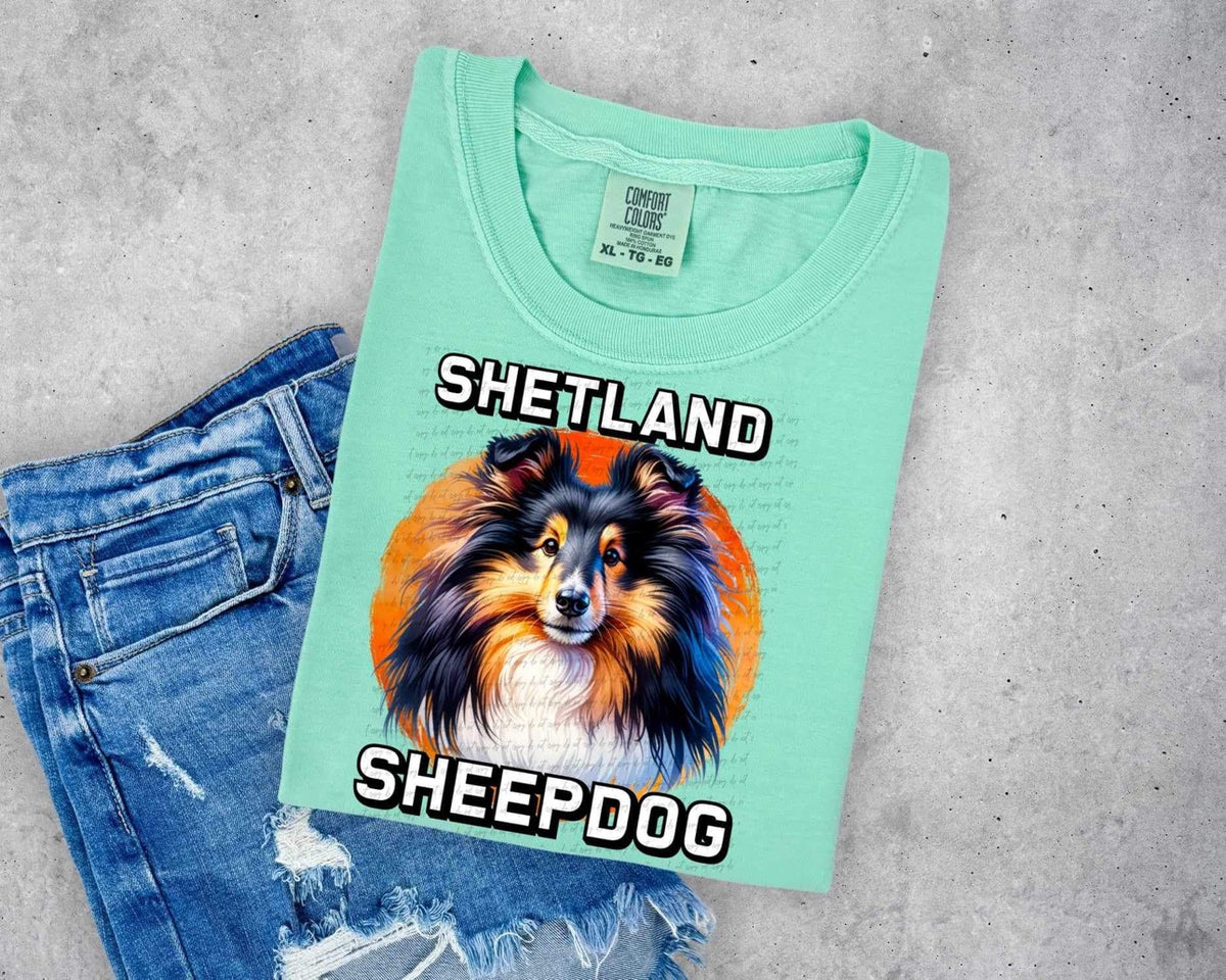 Shetland Sheepdog 13912 DTF transfer
