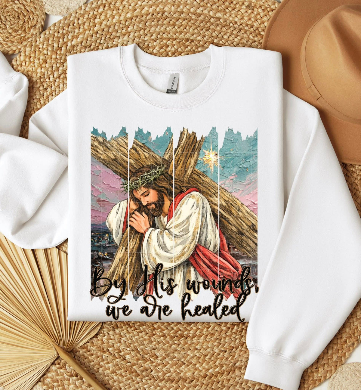 By his wounds we are healed (SDD) special DTF transfer