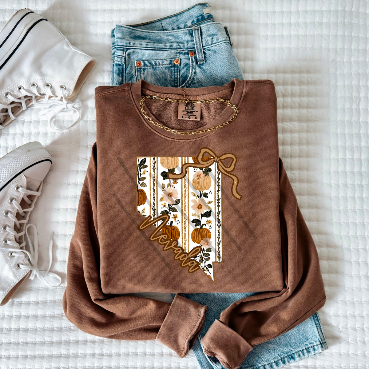 Nevada fall pumpkin state (MZ) 113597 DTF Transfer