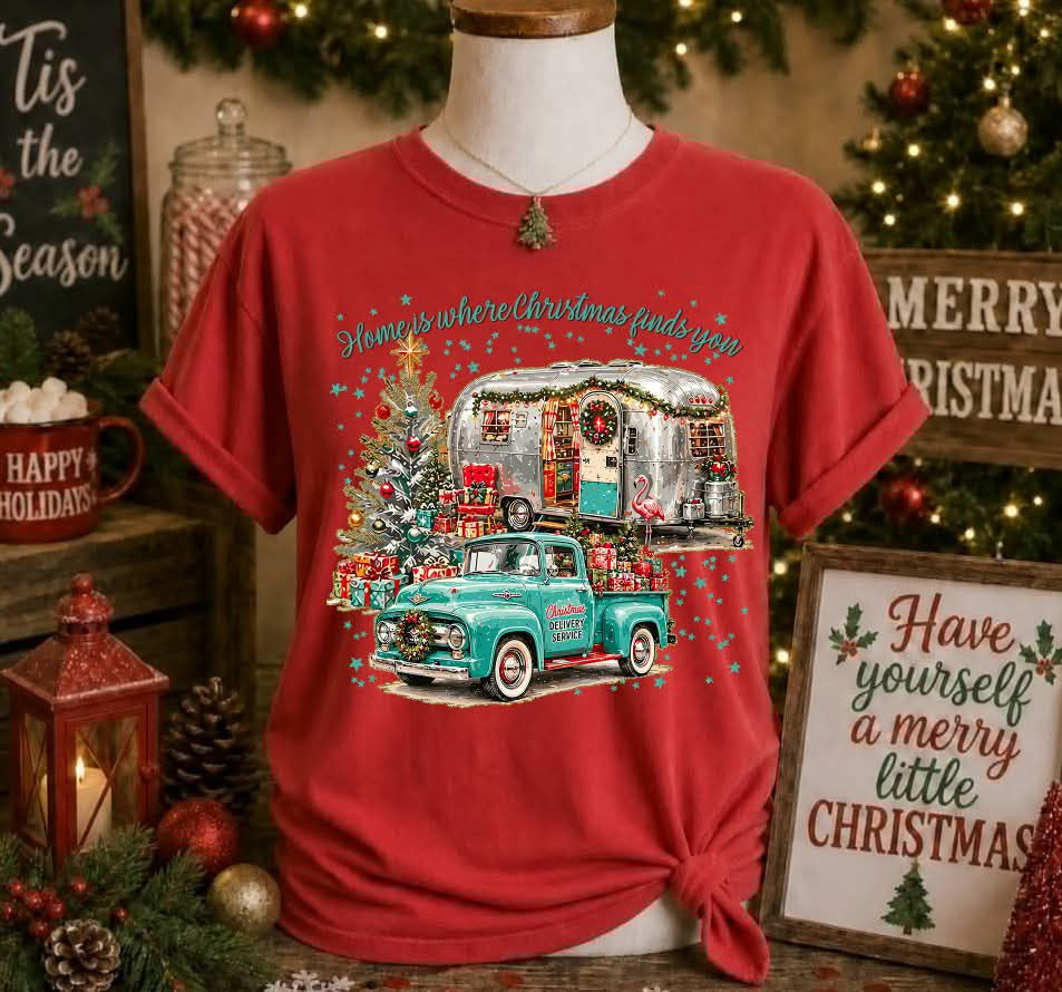 Home is where Christmas finds you (Parker) DTF Transfer
