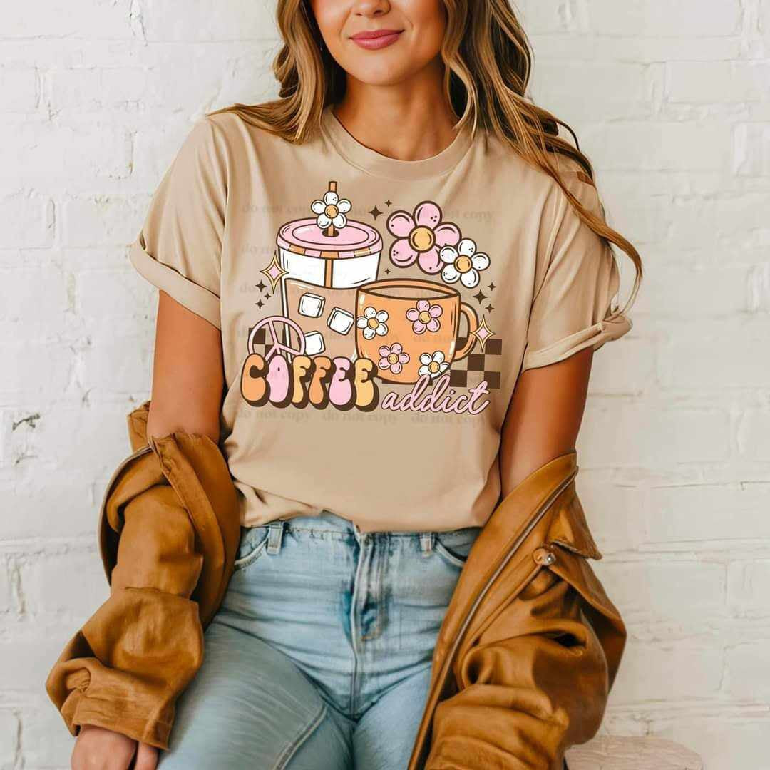 Coffee addict (CSC) 70287 DTF transfer