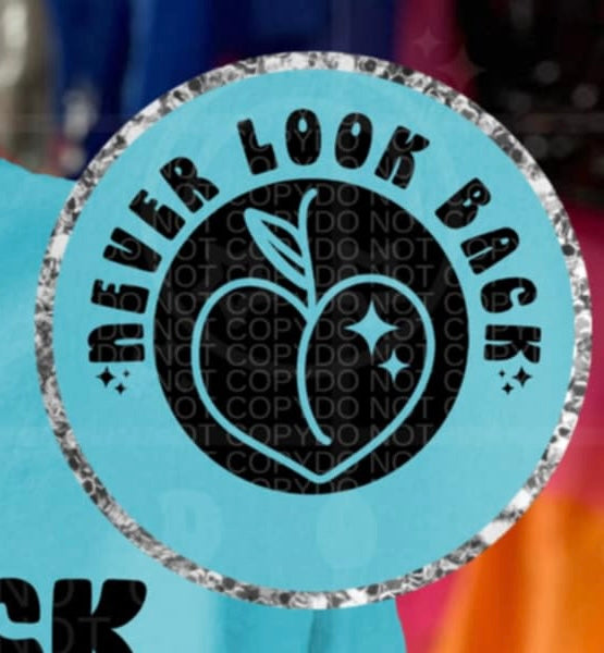 Never look back pockets (HW) 95770 DTF transfer