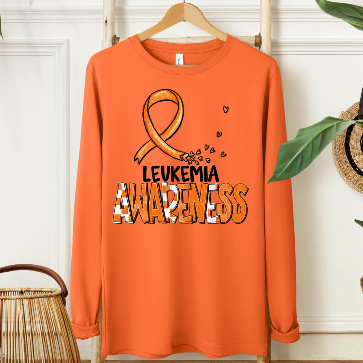 Leukemia awareness ribbon (SDD) 107691 DTF transfe