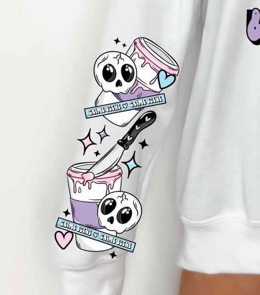 Coffee & crime scenes sleeve (CSC) 65727 DTF transfer