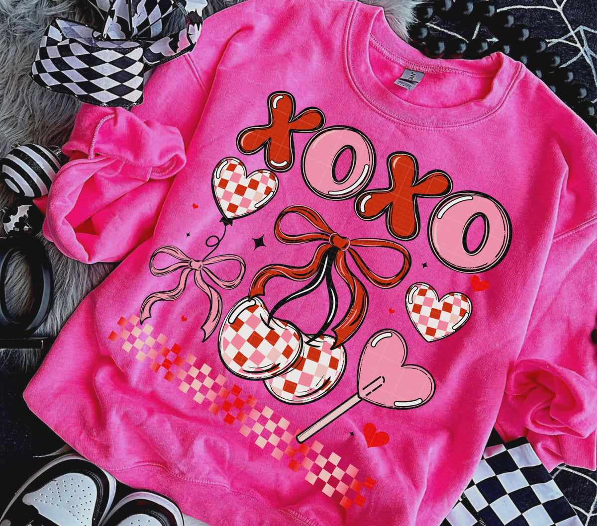 Xoxo cherries (Linda) DTF transfer