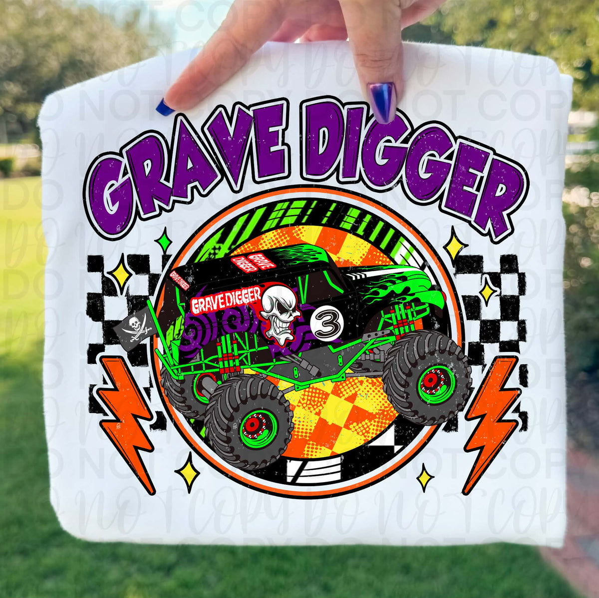 Digger truck (UAC) DTF Transfer