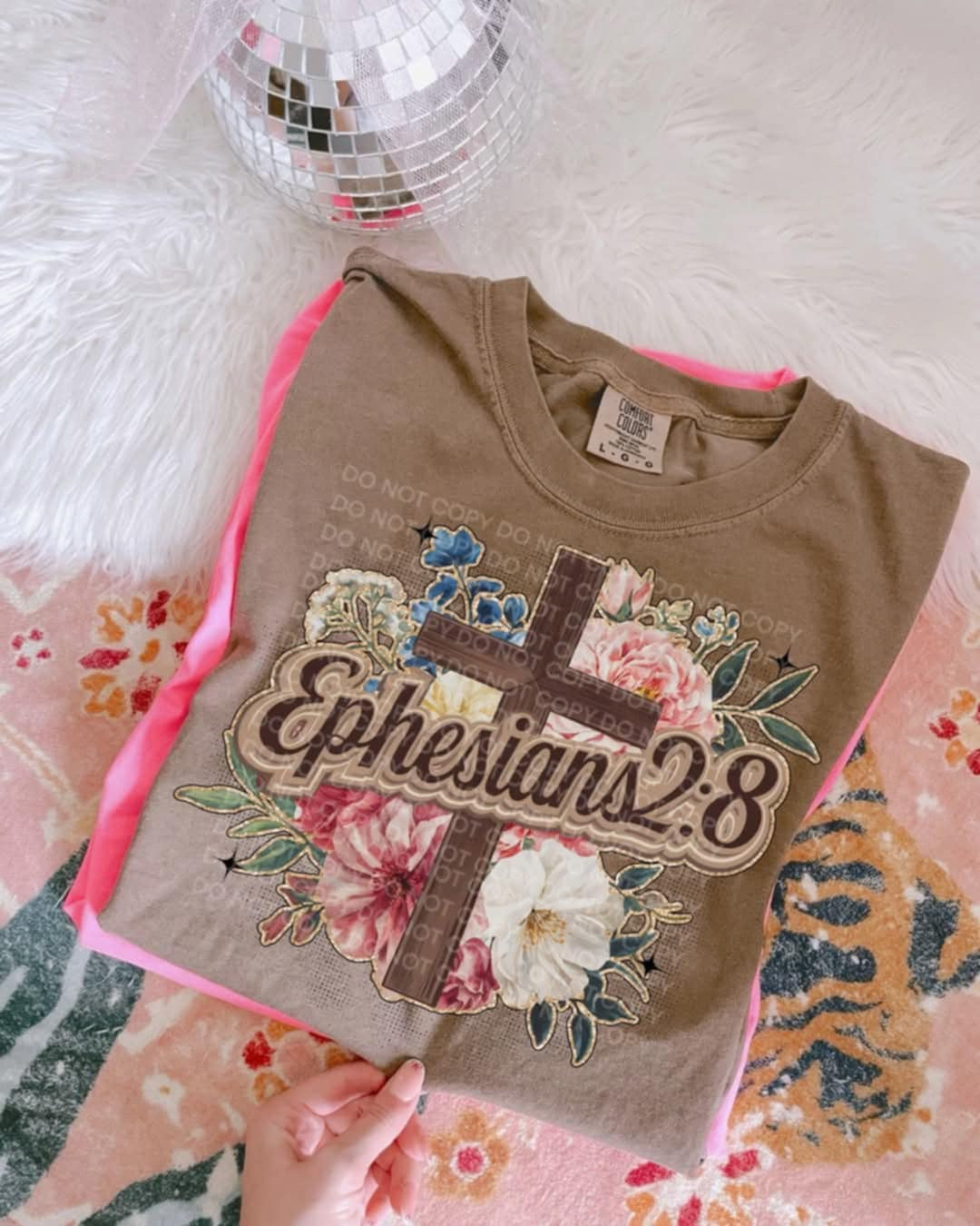 Ephesians 2:8 cross (SCG) 92450 DTF transfer
