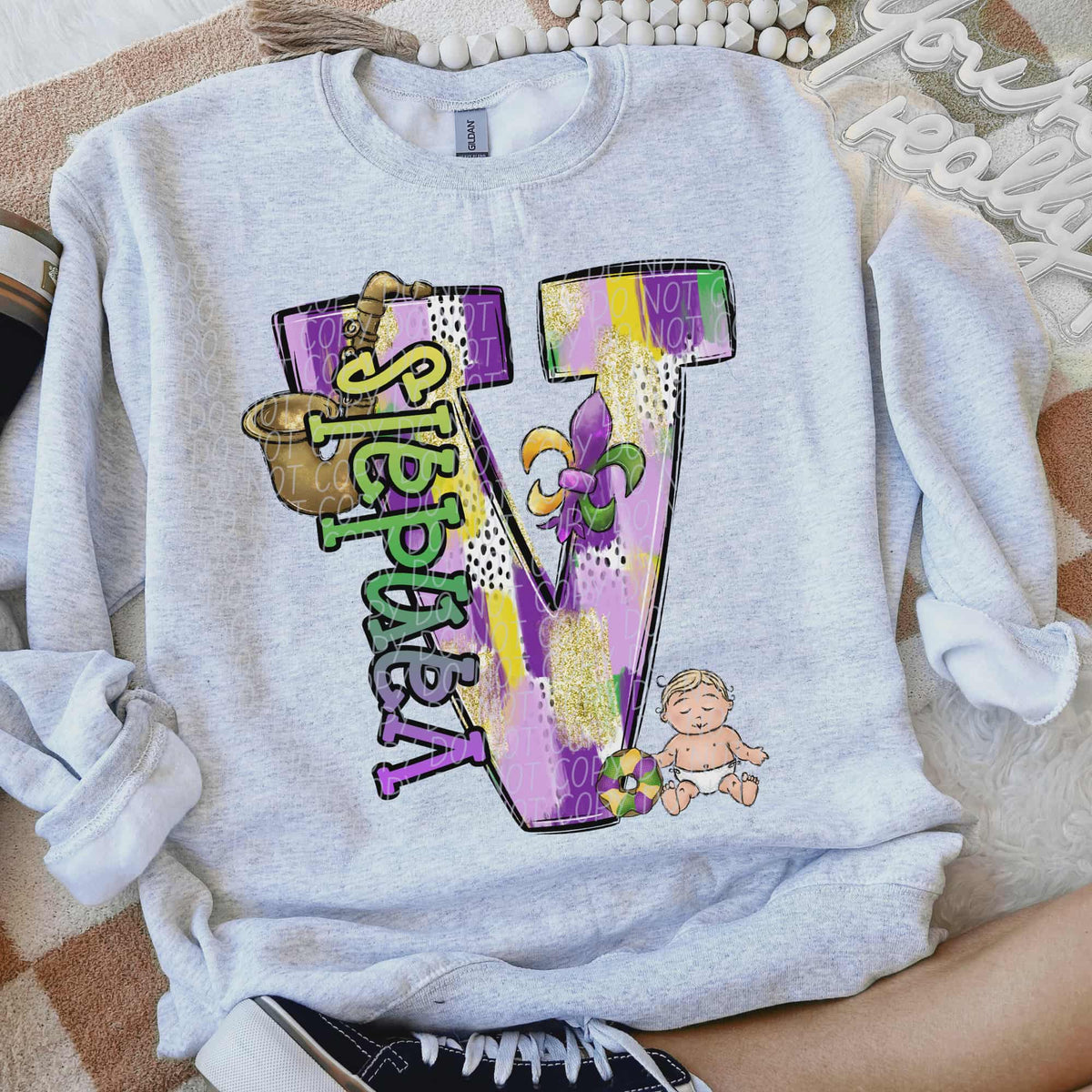 Vandals Mardi Gras (city) DTF Transfer