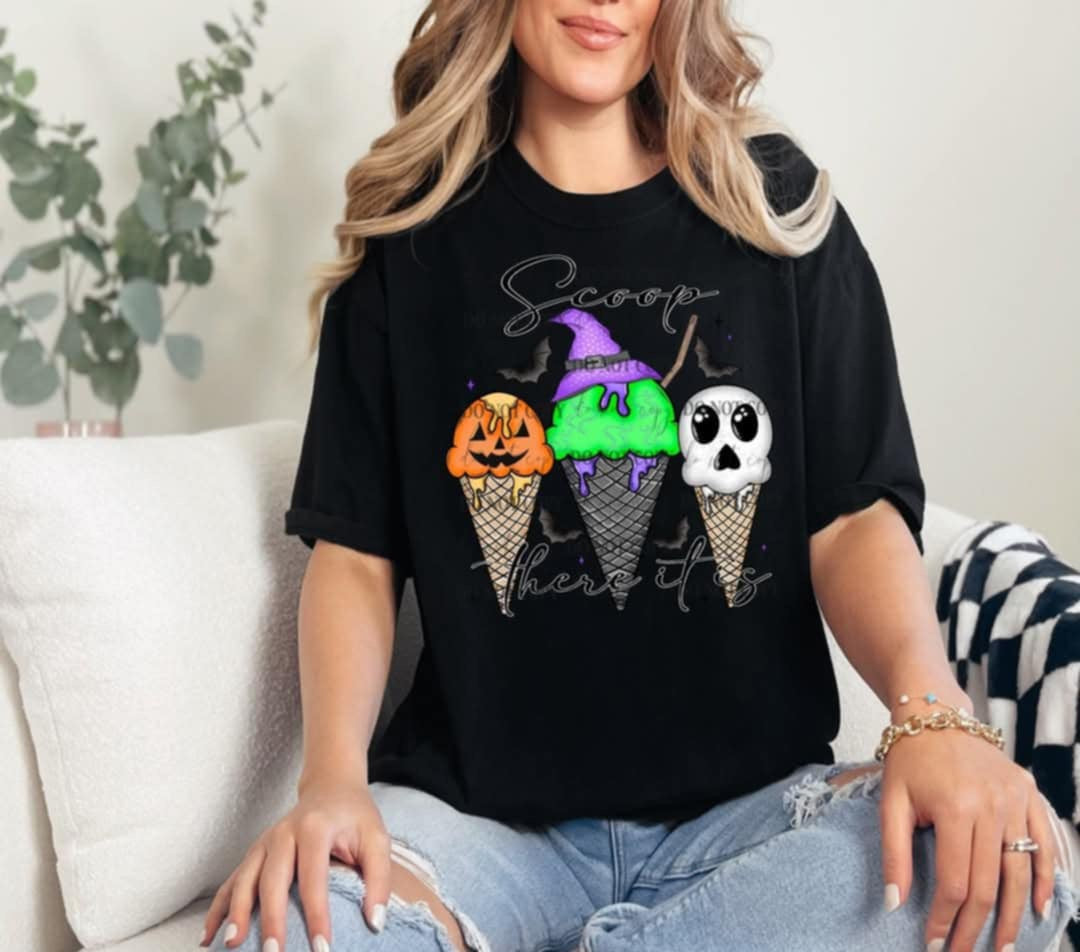 Scoop there it is Halloween (40E) 96873 DTF transfer