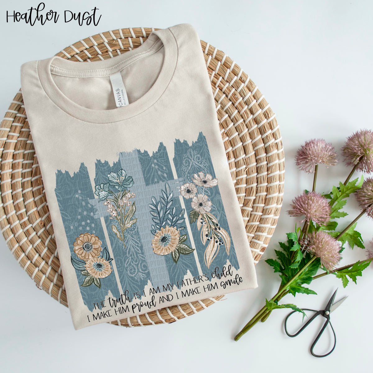 The truth is I am my fathers child brushstrokes (SDD) 96010 DTF transfer