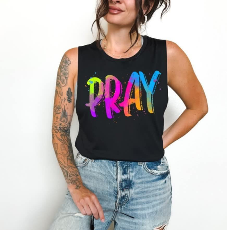Pray neon splash (S&G) 100432 DTF transfer