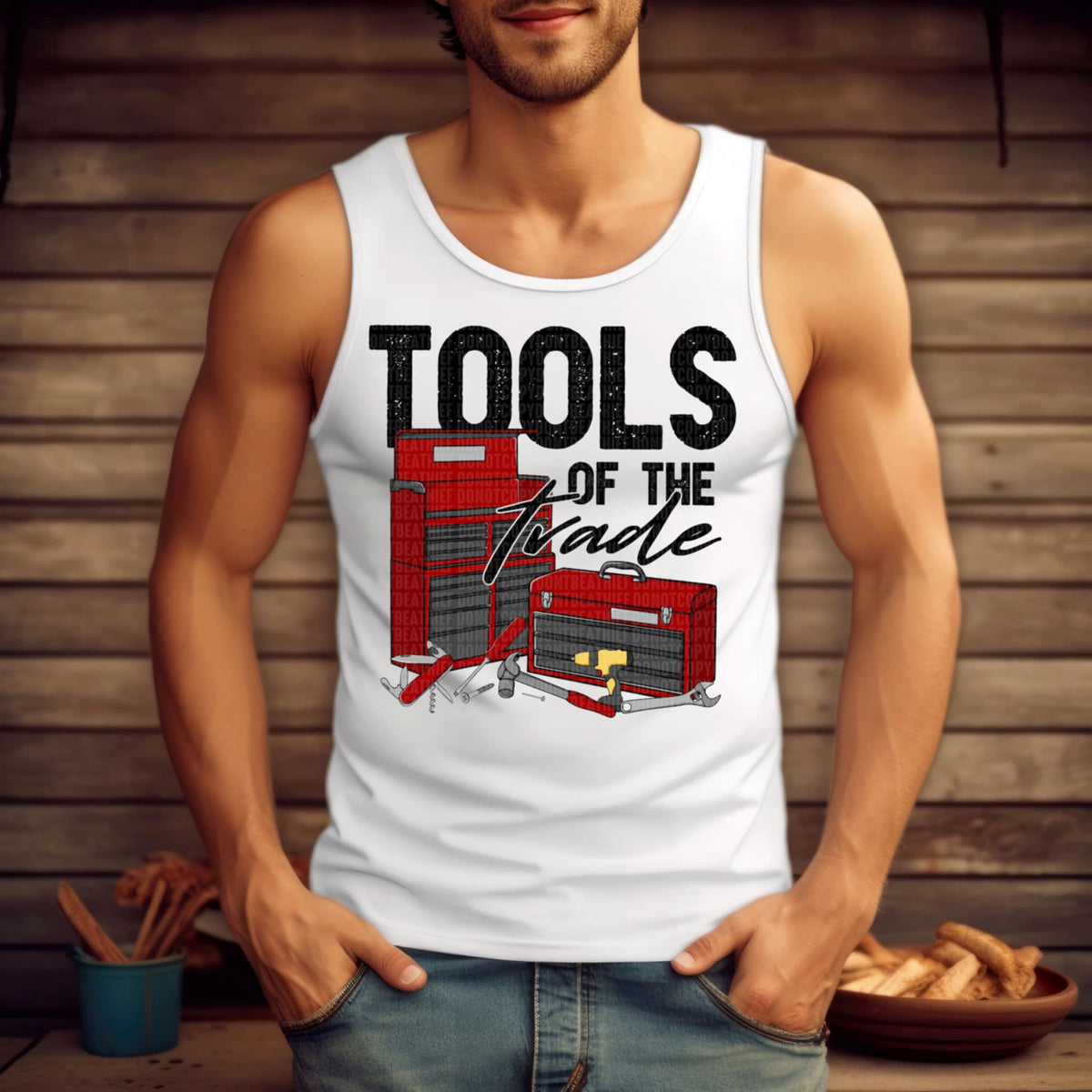 Tools of the trade black (SDD) 94387 DTF transfer