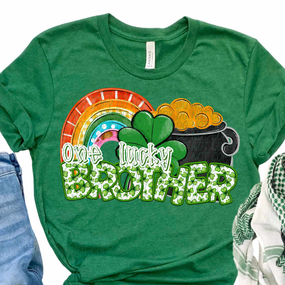 One lucky brother (CITY) 84118 DTF transfer