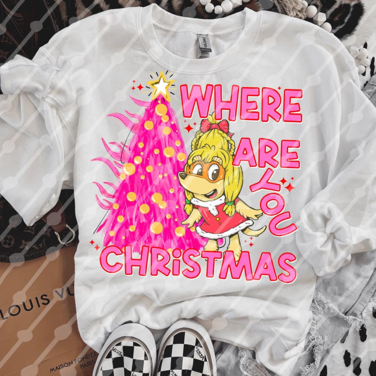 Where Are You Christmas (JBD) DTF transfer