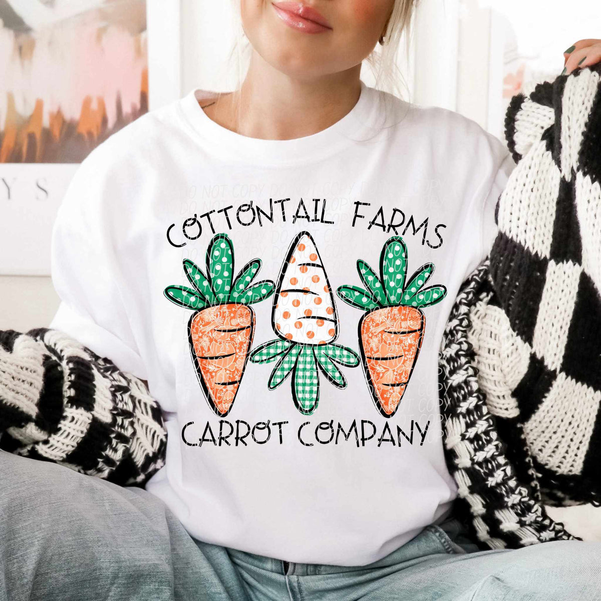 Cottontail farms carrot company (CITY) 85016 DTF transfer