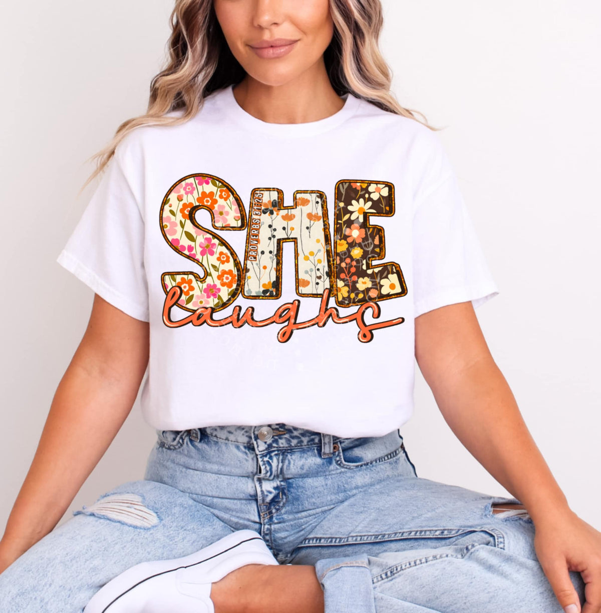 She laughs (C’s) 100504 DTF transfer