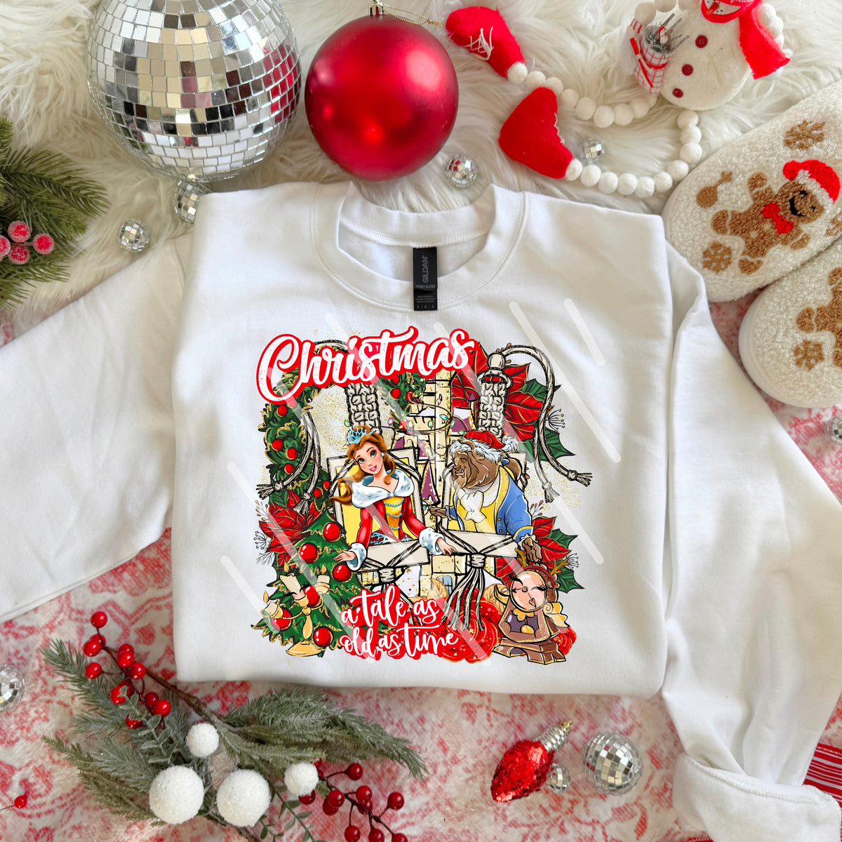 Christmas Beauty collage (RENEWED) 113646 DTF transfer