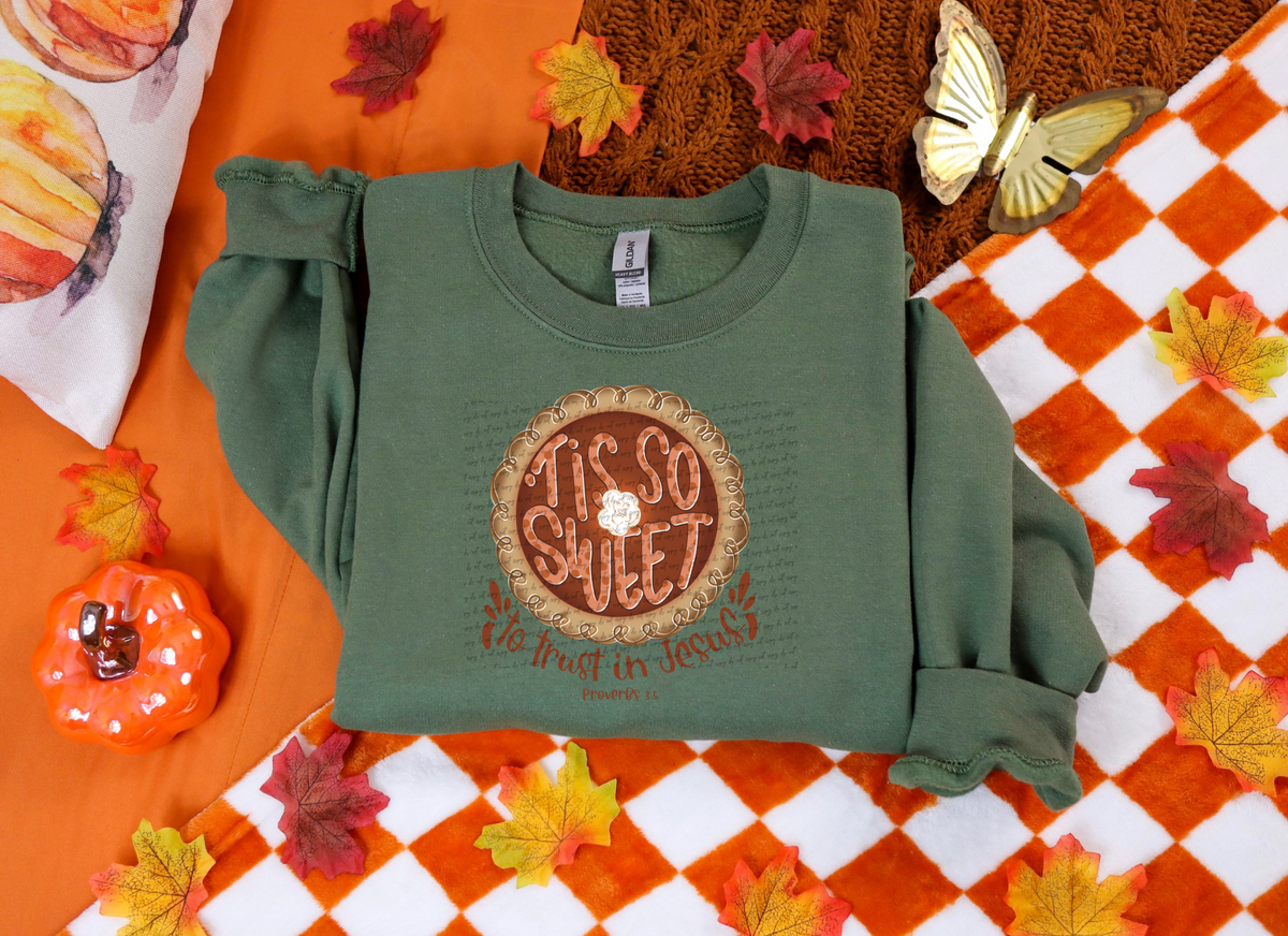 Tis so sweet to trust in Jesus (pie) 30622 DTF transfers