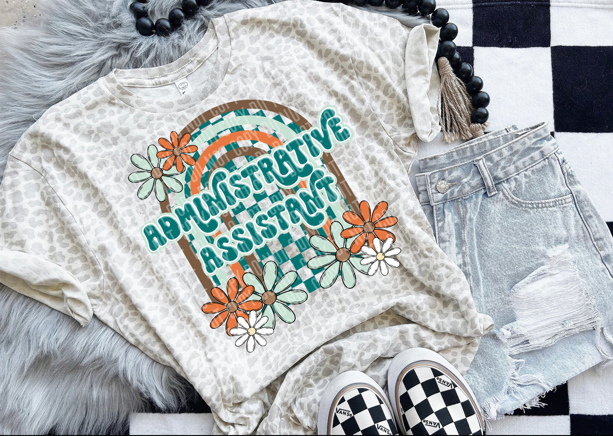 Administrative assistant Floral Arch 49519 DTF transfers