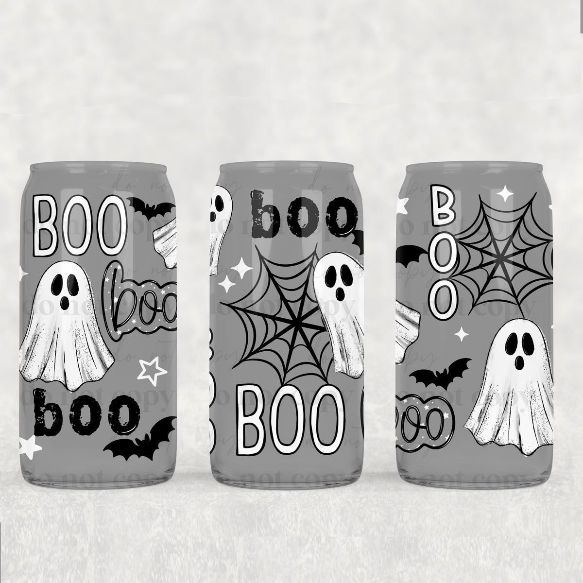 Boo collage (CSC) UV DTF WRAP