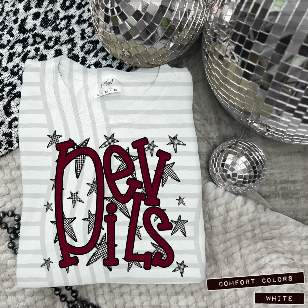 Maroon Staggered Mascots (Caplinger)