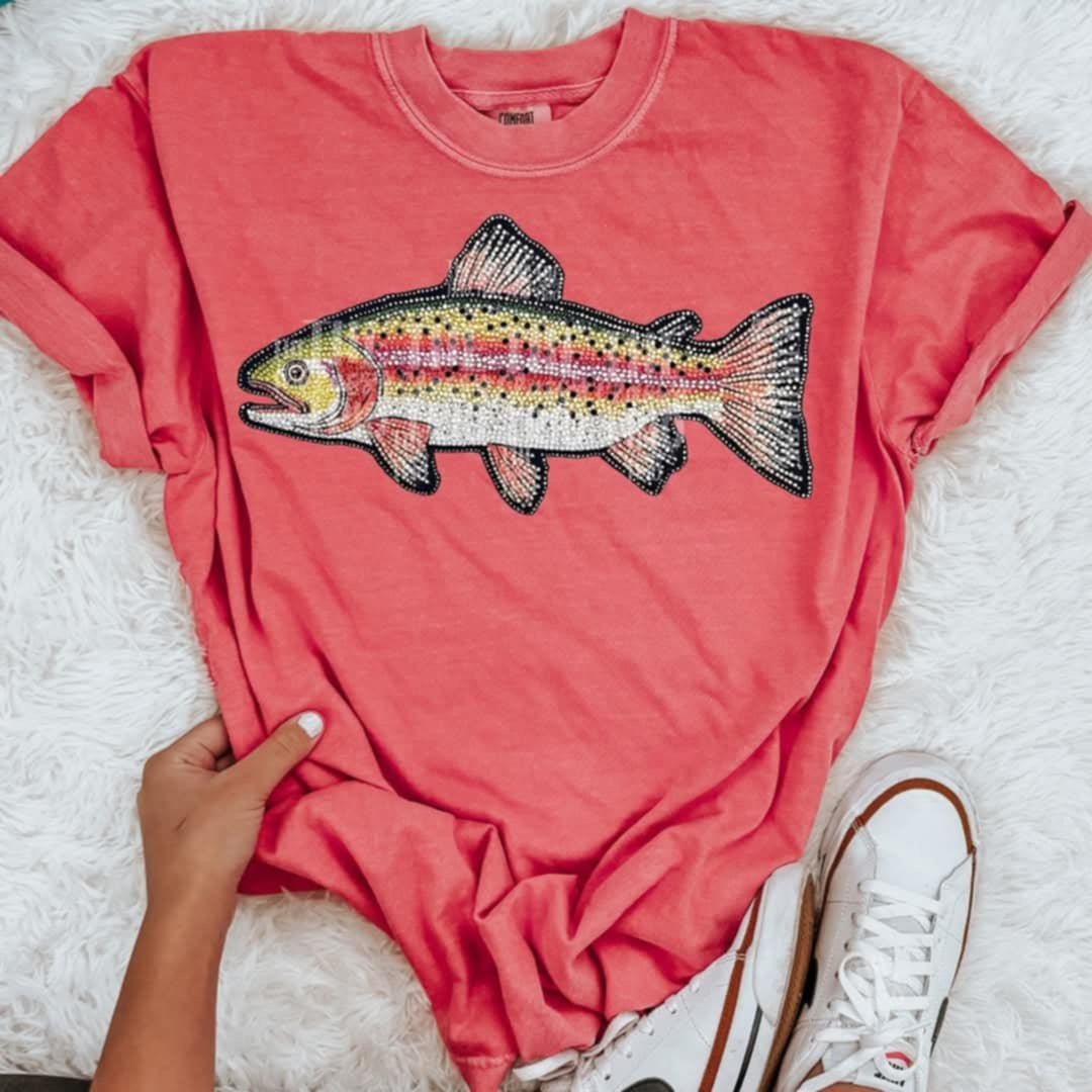 Rhinestone fish 2 (Classy) 95295 DTF transfer