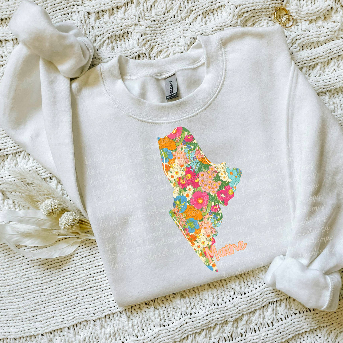 Maine florals (MMD) DTF Transfer