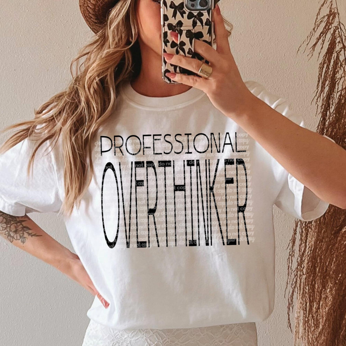 Professional overthinker (TTD) 98364 DTF transfer