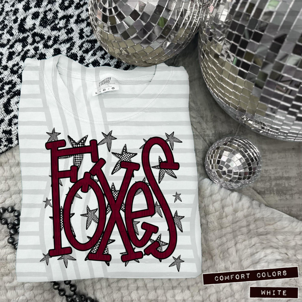 Maroon Staggered Mascots (Caplinger)