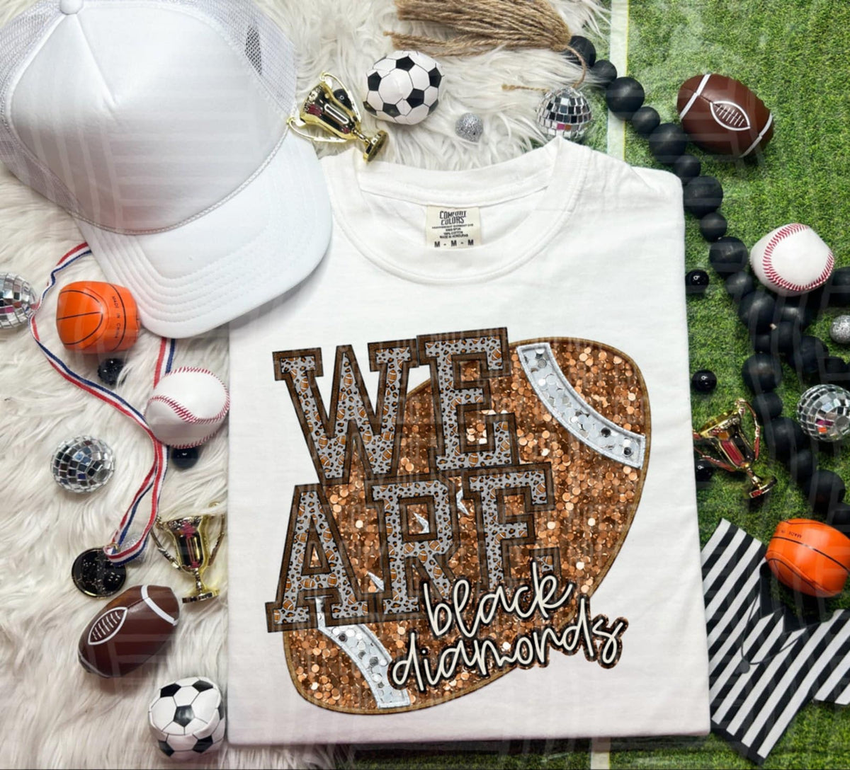 We Are Black Diamonds (caplinger) football DTF Transfer