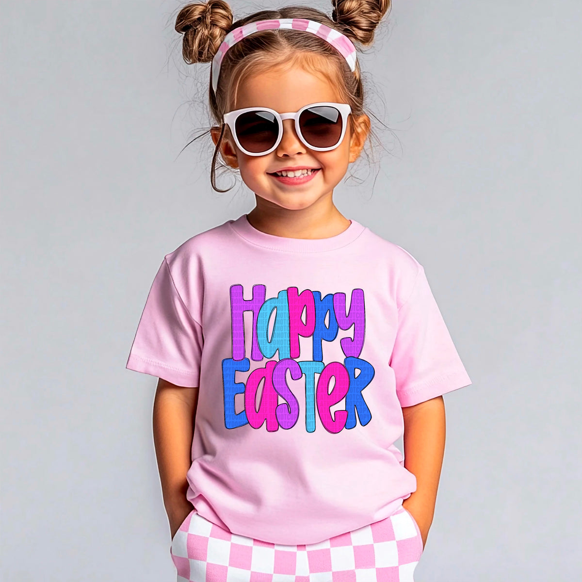 Happy Easter blue A 90424 DTF transfer