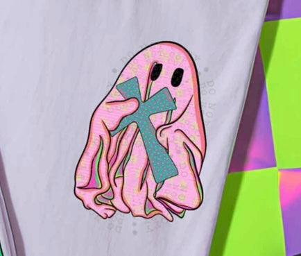 Too blessed to be boo’d pocket 109121 DTF transfer