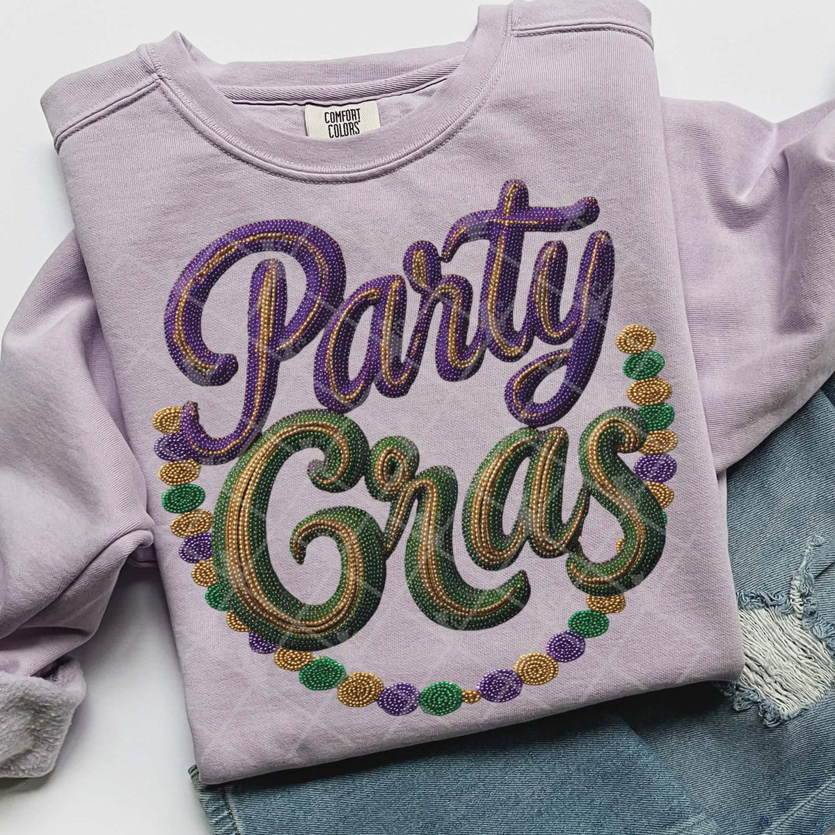 Party Gras (TTG) DTF transfer