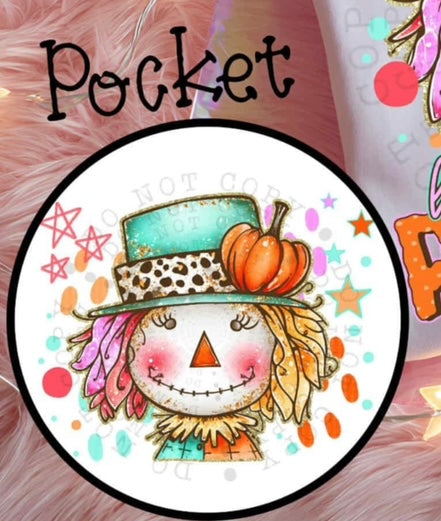 Hey there pumpkin pocket 106680 DTF transfer