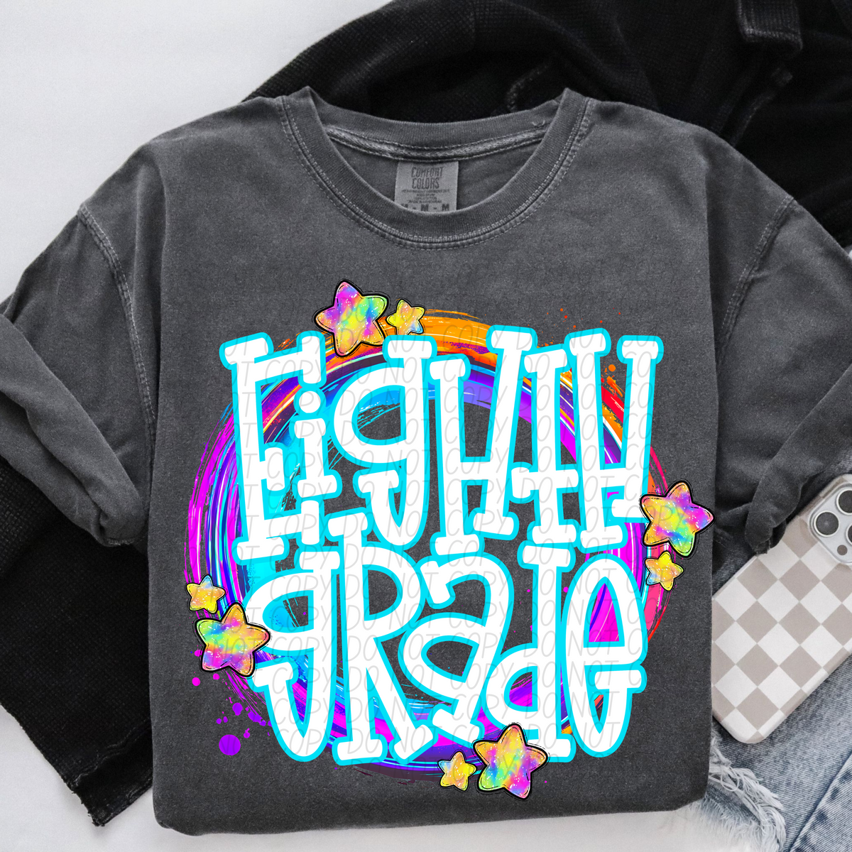 Eighth Grade Whimsical (CITY) DTF transfer