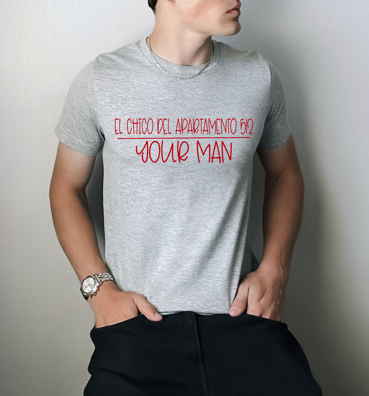 El Chico Del Apartamento 512 Your Man 116543 DTF transfer
