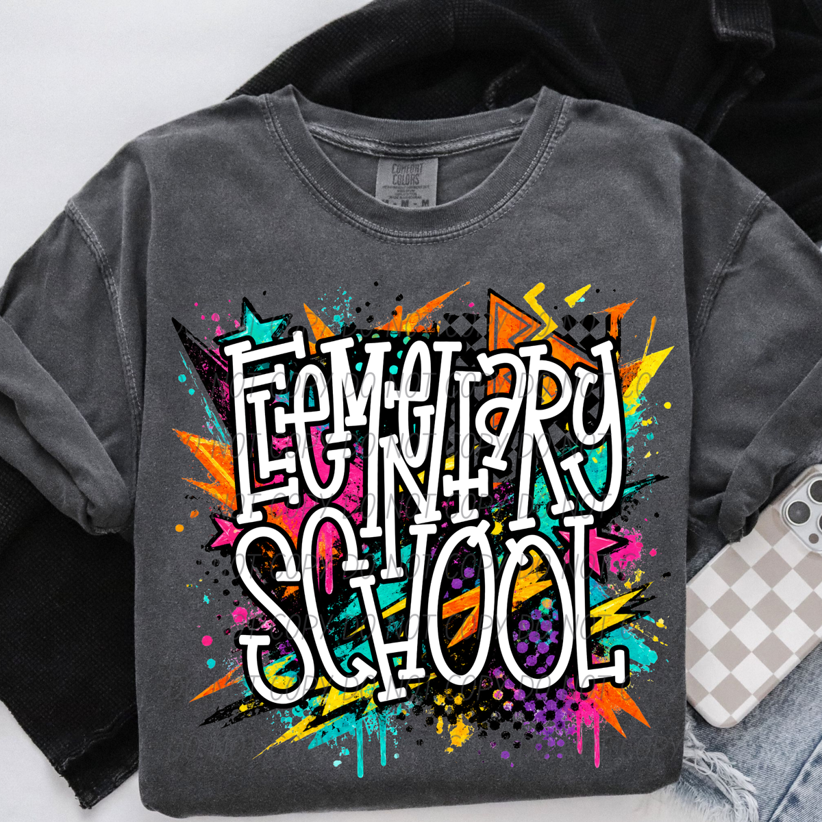 Elementary school totally tubular (City) DTF Transfer