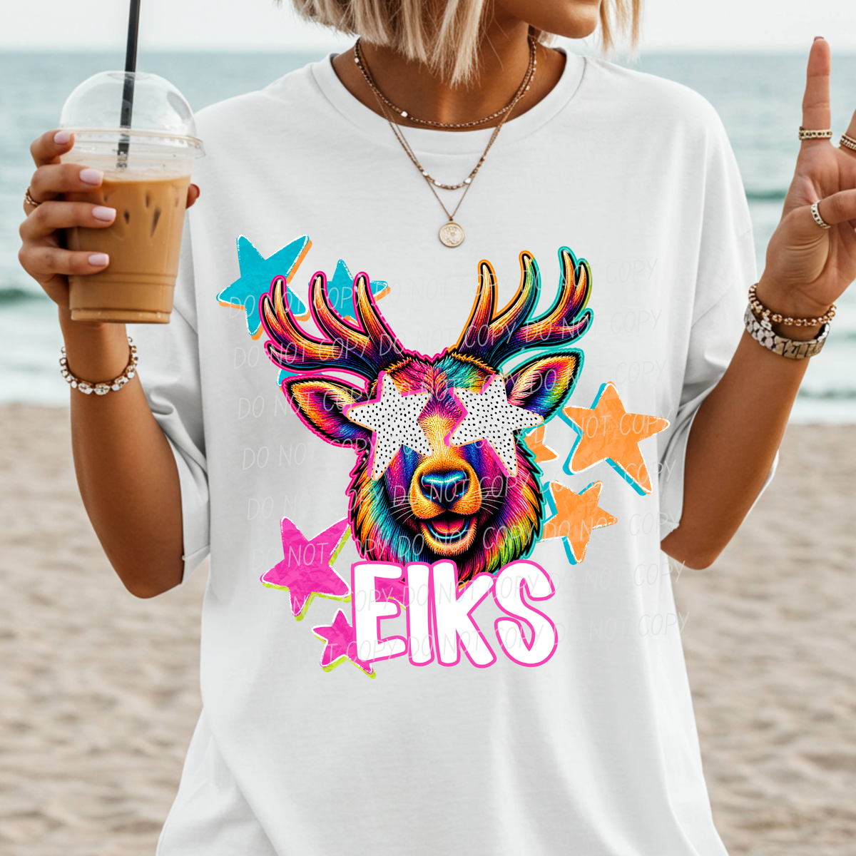 Elks pop art (City) DTF Transfer