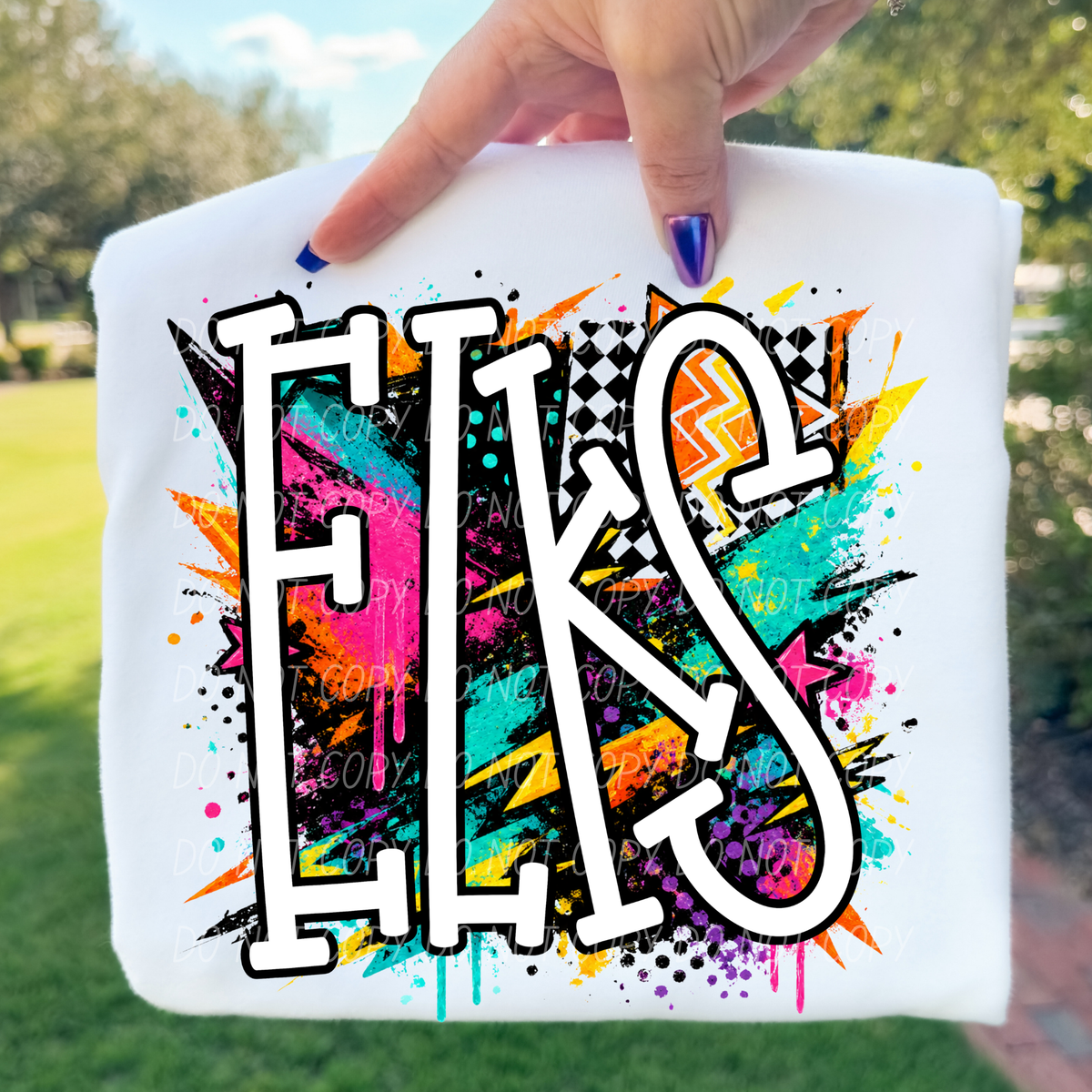 Elks totally tubular (City) DTF Transfer