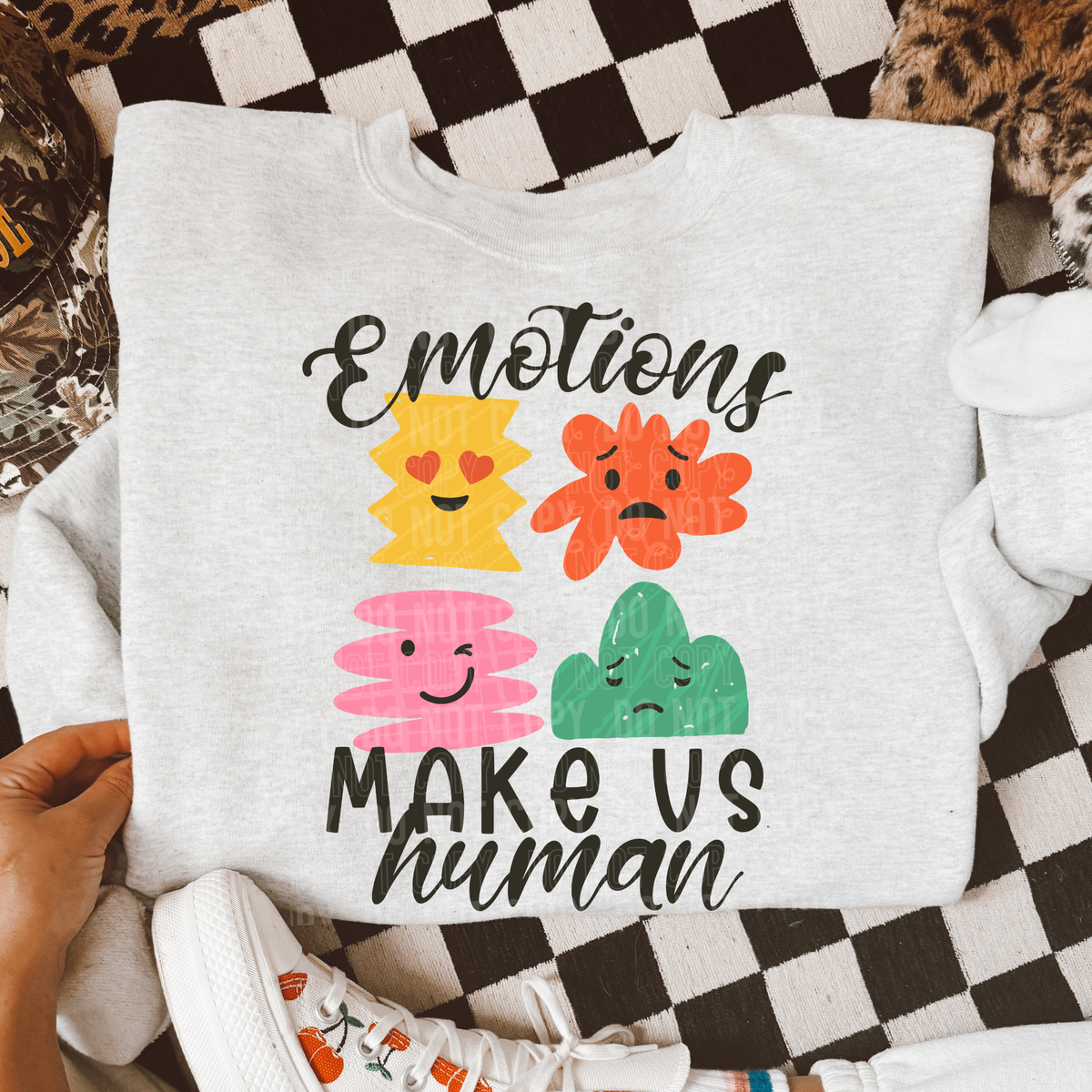 Emotions make us human (SBB) DTF Transfer