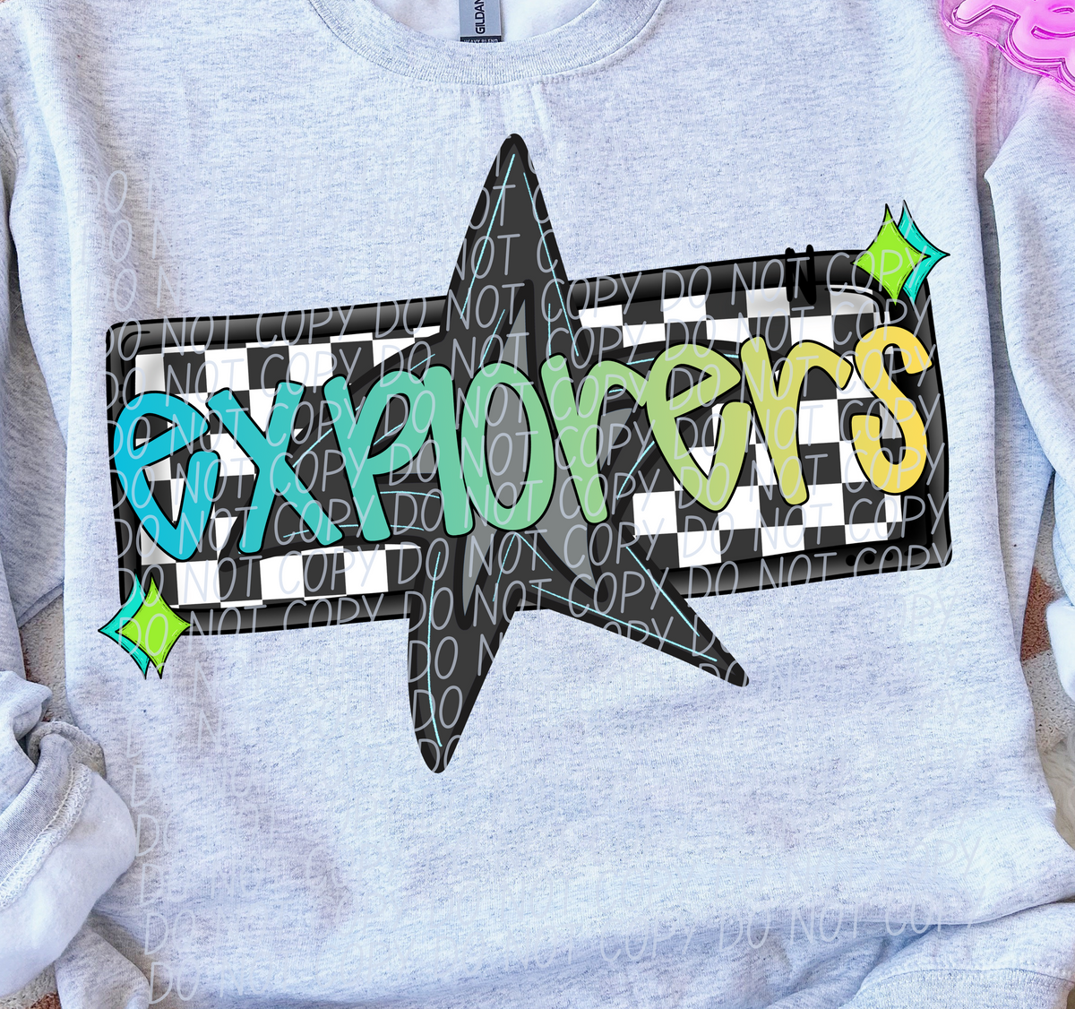 Explorers Skater Boy Mascot (City) DTF transfer