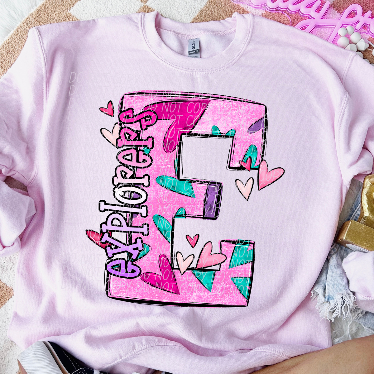 Explorers Valentine Mascot (City) DTF transfer