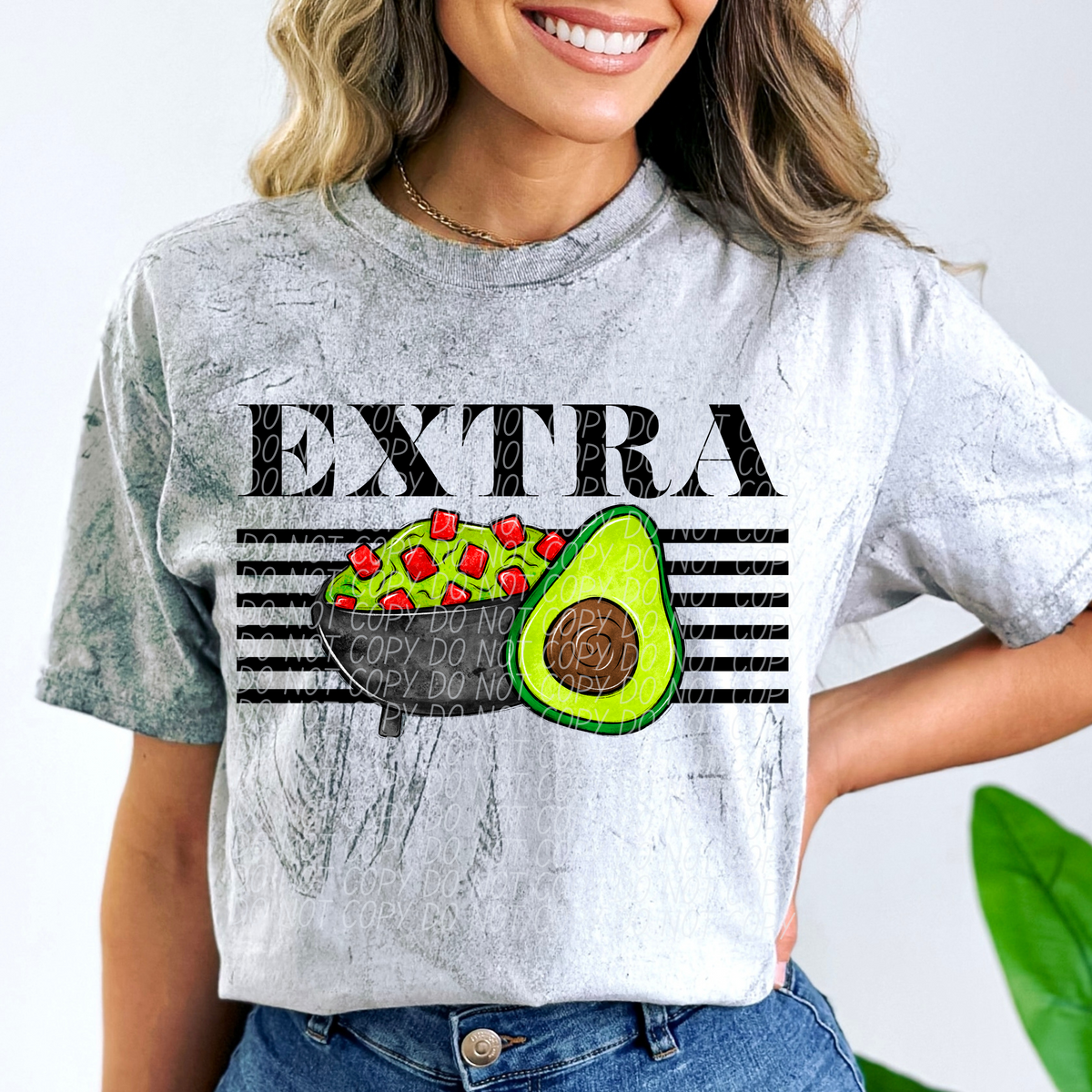 Extra Guacamole (City) 101000 DTF transfer
