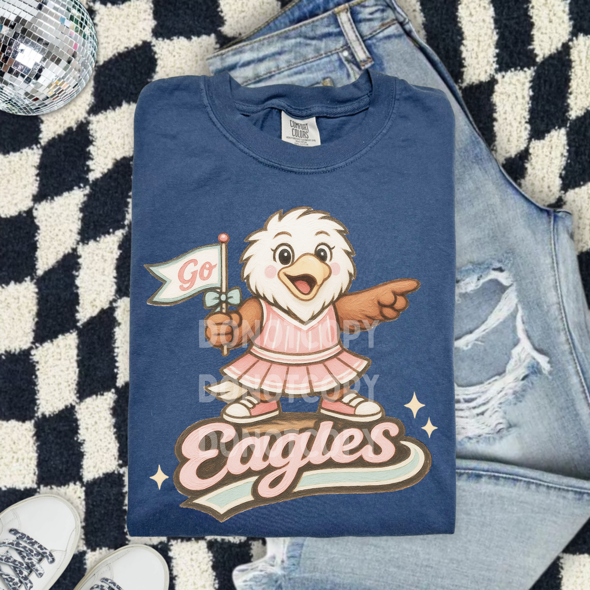 Go eagles pink dress (CSG) DTF Transfer