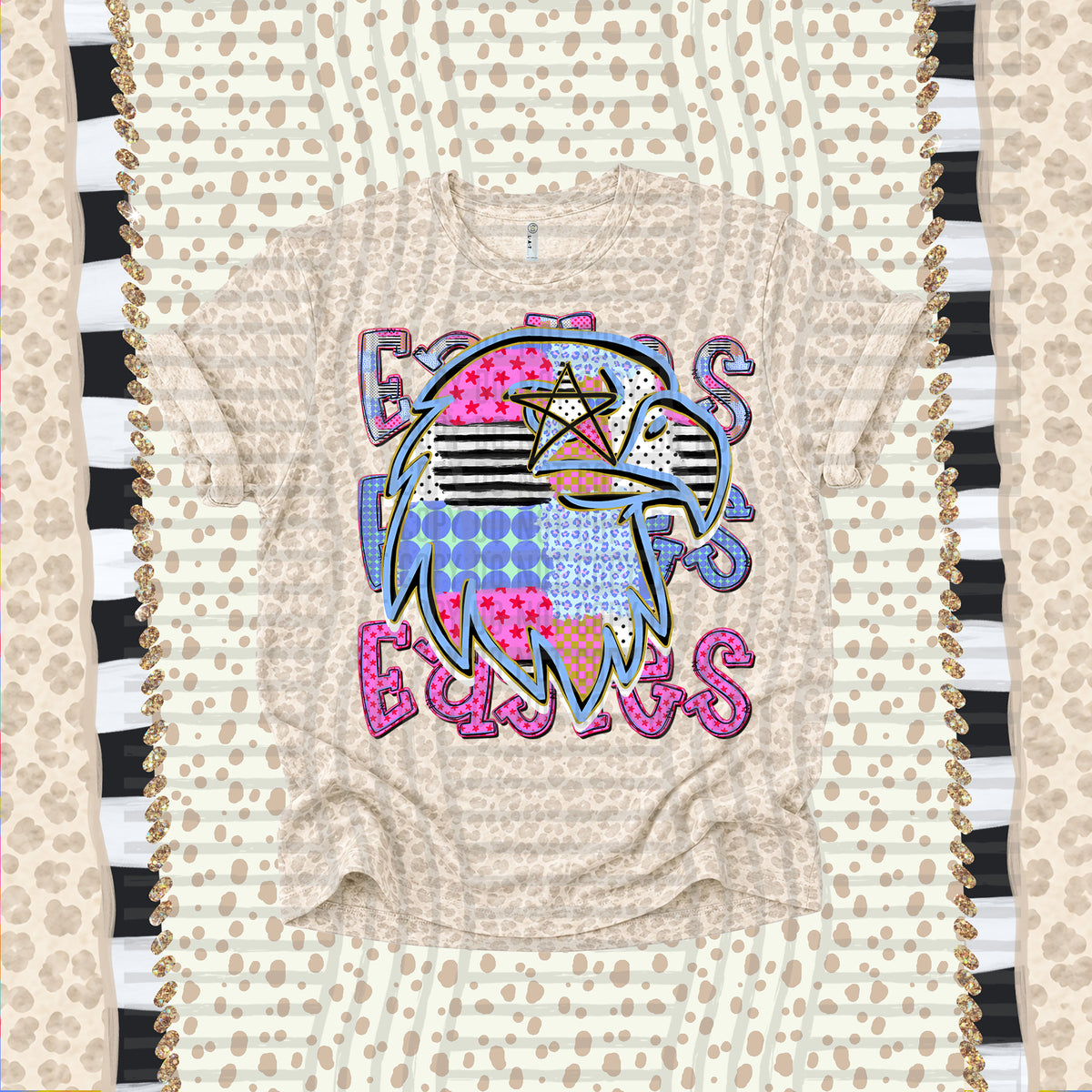 Eagles-Dolly Doodle Print (Caplinger) DTF Transfer