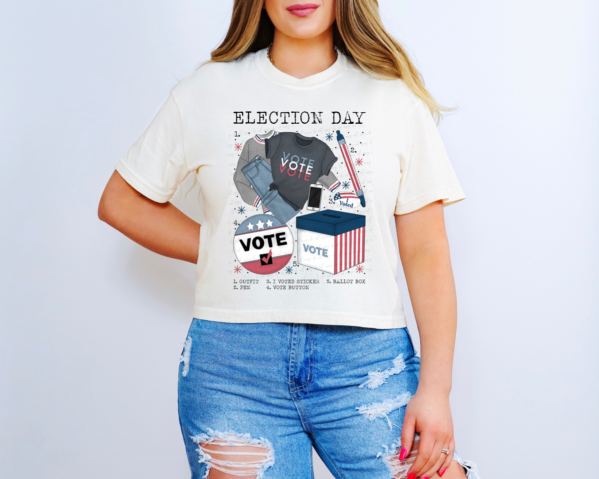 Election Day Chart 115503 DTF transfer