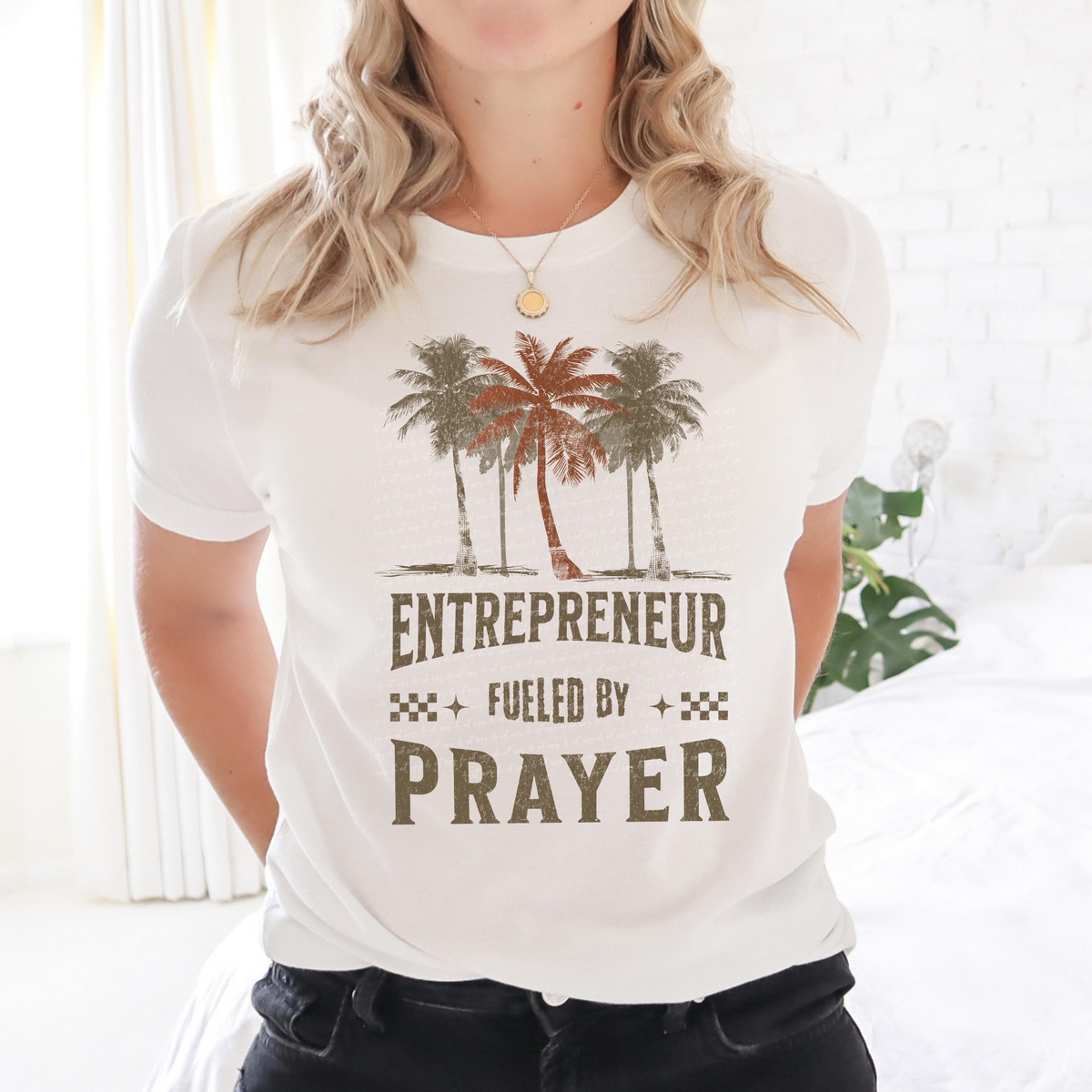 Entrepreneur Fueled By Prayer Dark 81144 DTF Transfer