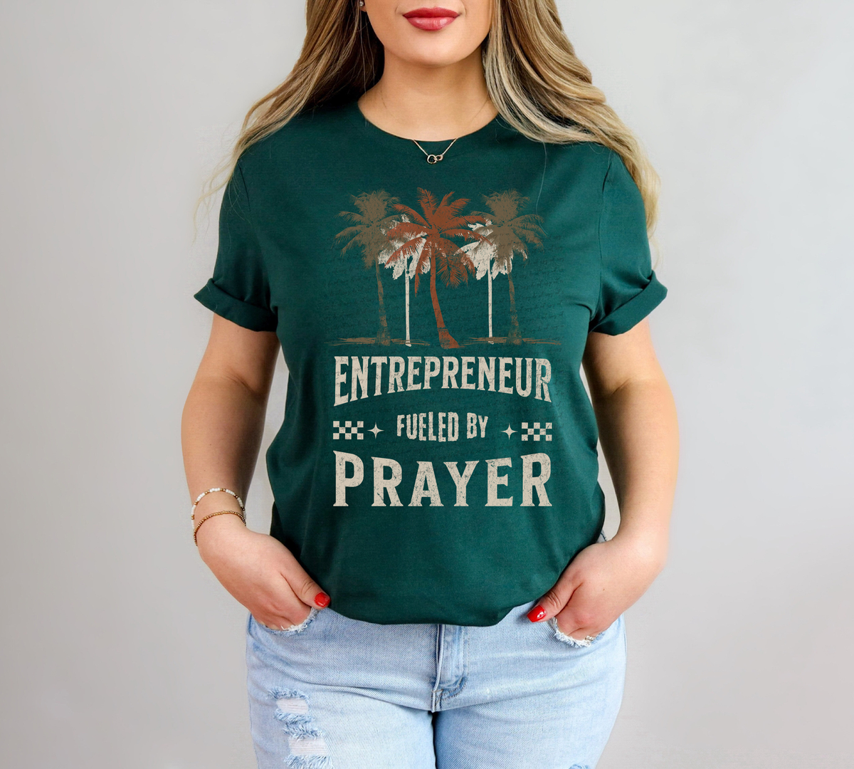 Entrepreneur Fueled By Prayer Light 81145 DTF Transfer