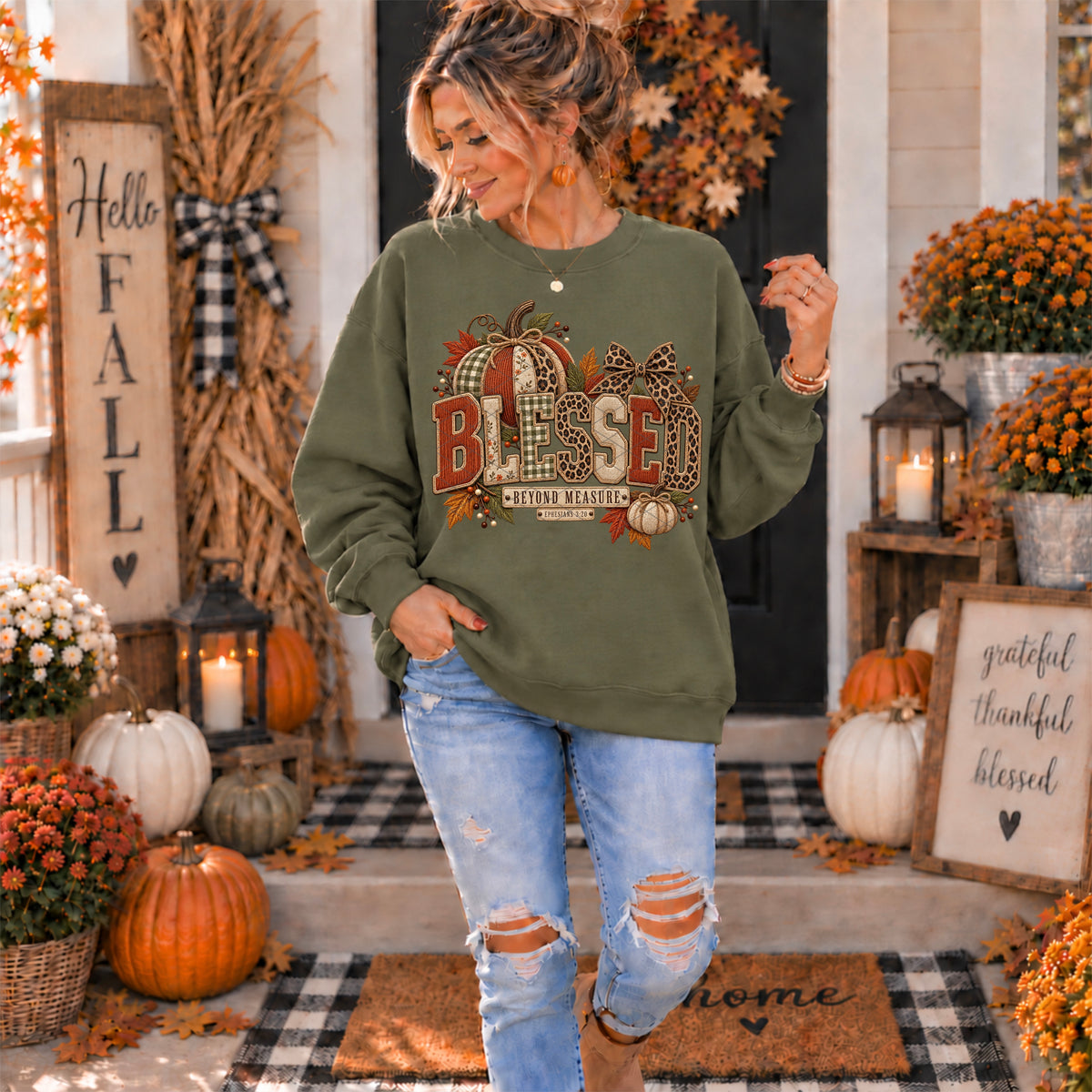 Blessed beyond measure pumpkin (SDD) DTF Transfer
