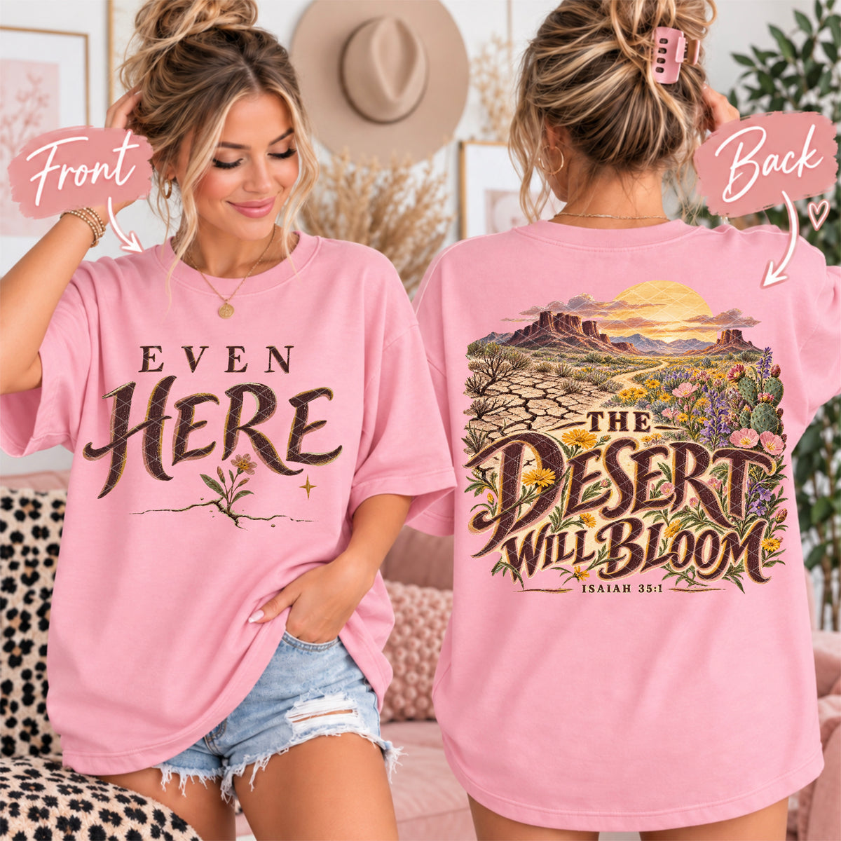 Even here (FRONT ONLY) (SDD) DTF Transfer